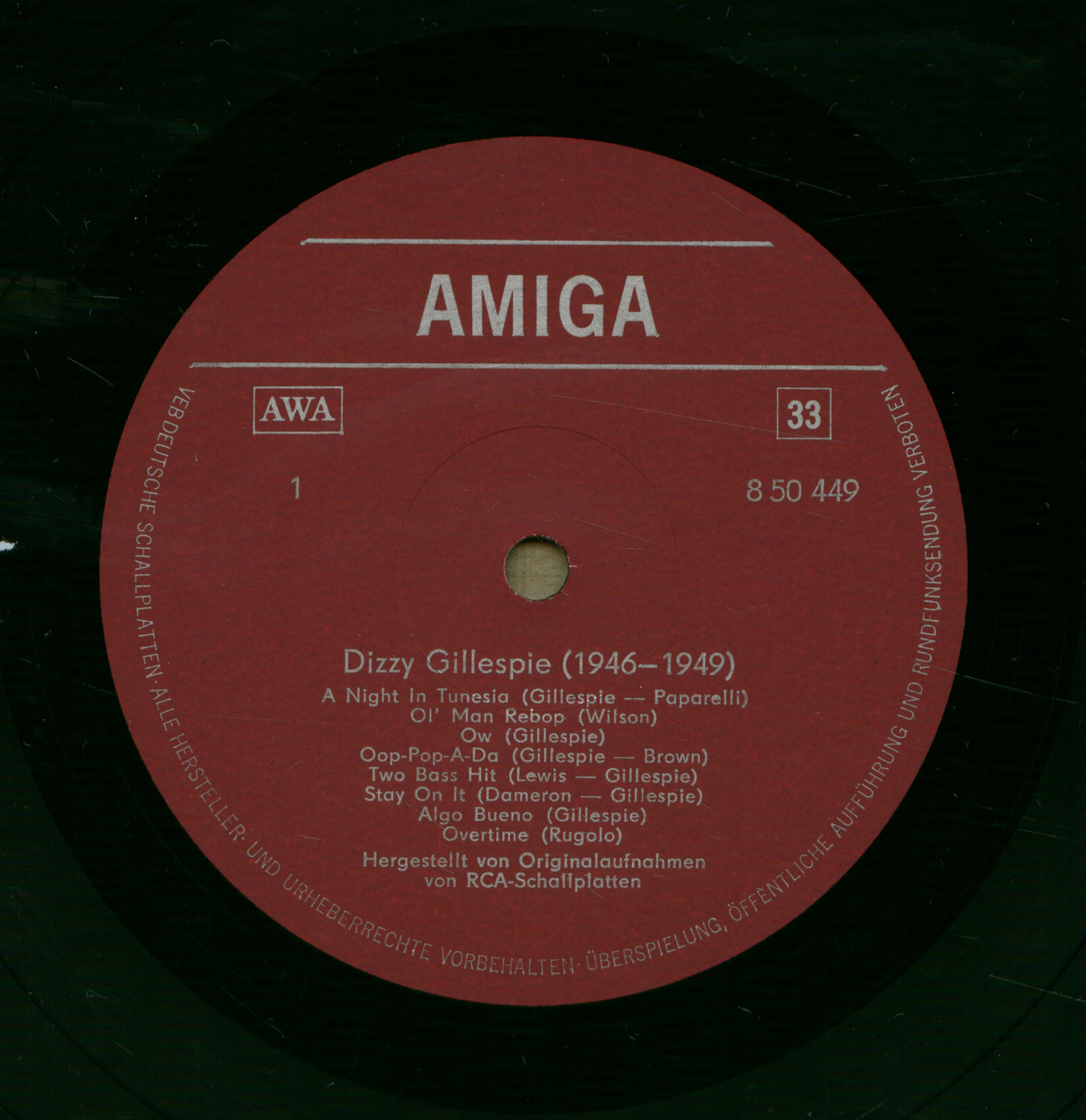 Dizzy Gillespie [Hangfelvétel] 1946-1949